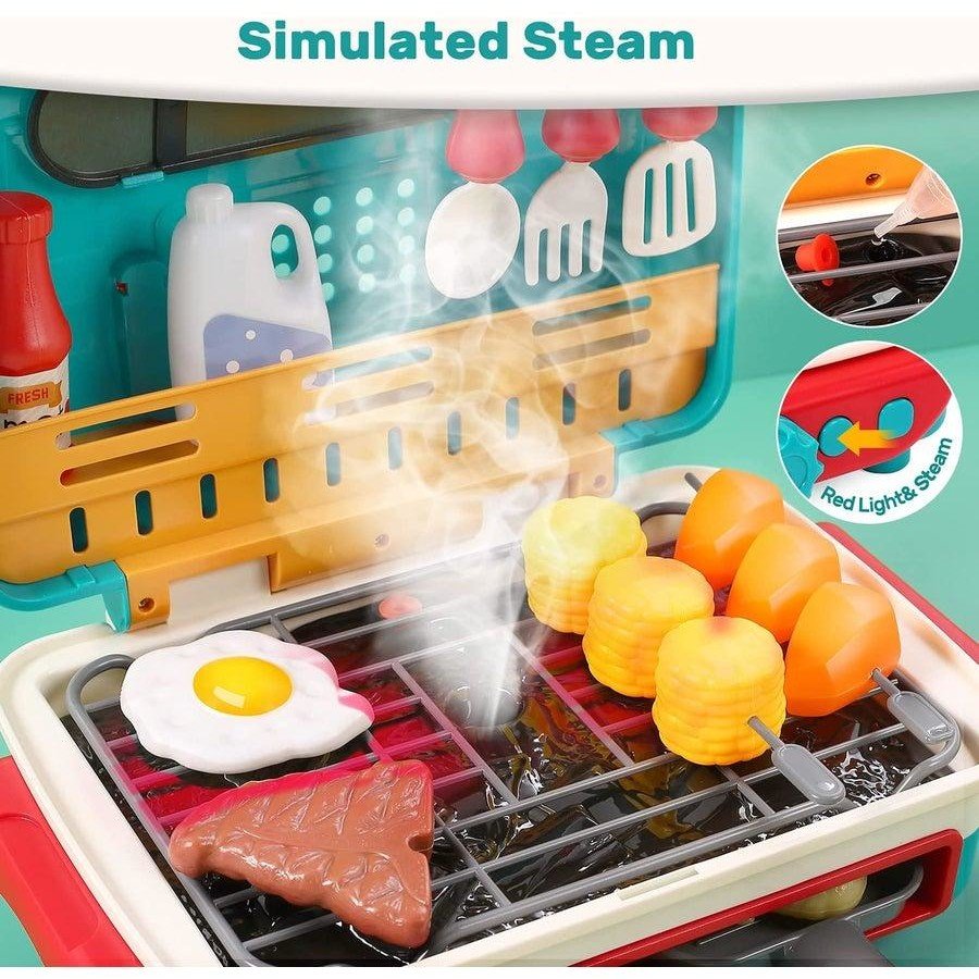Barbecue with Spray, Light and Sound Playset - itzy bitsy