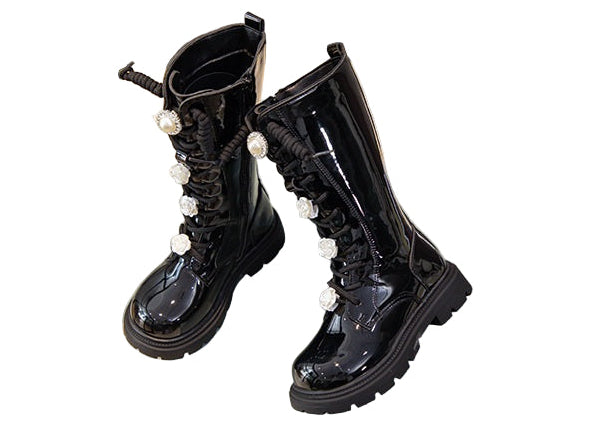 Children's Martin High Flower Boots