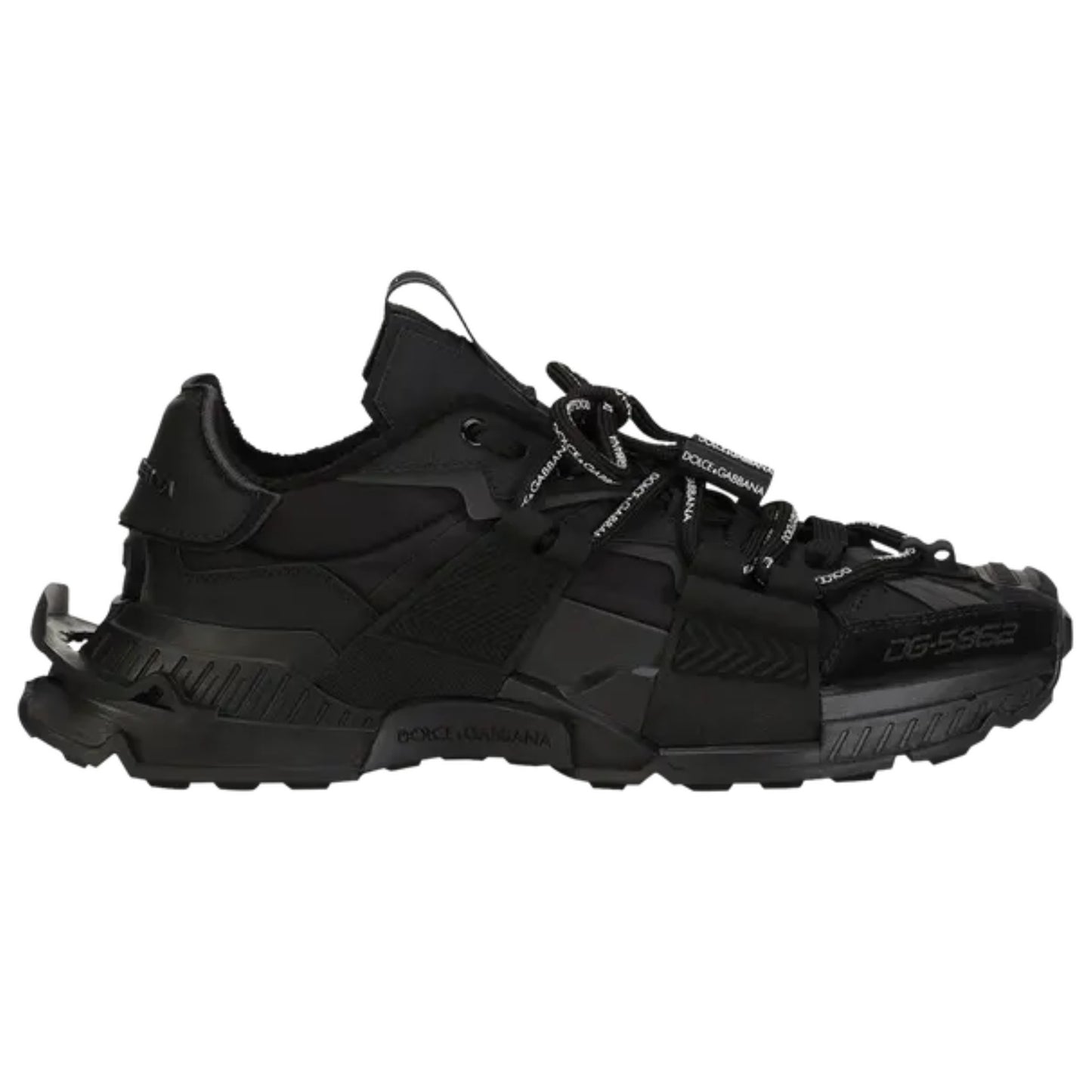 D&G Designer Inspired Space Sneakers - Black