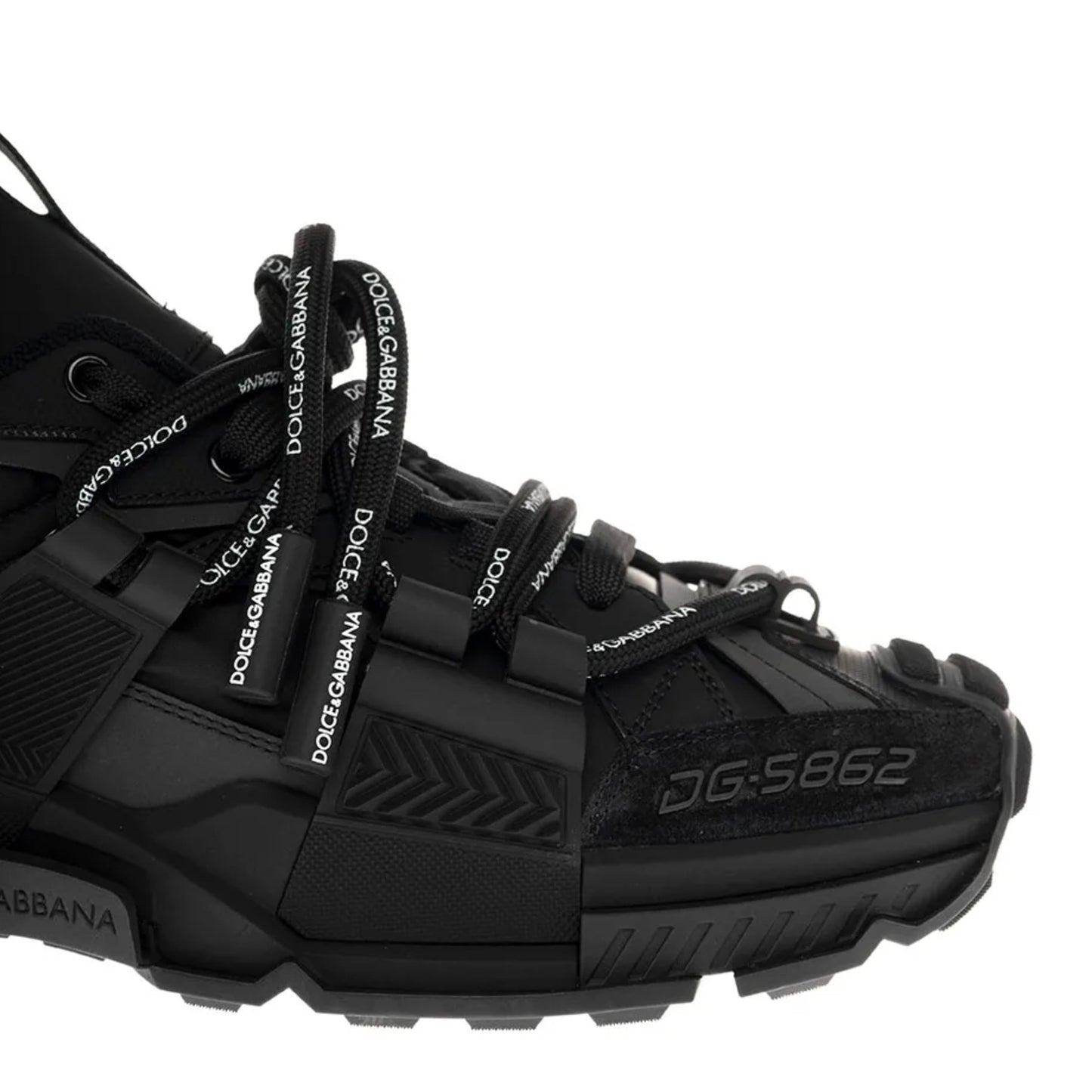 D&G Designer Inspired Space Sneakers - Black