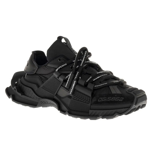 D&G Designer Inspired Space Sneakers - Black