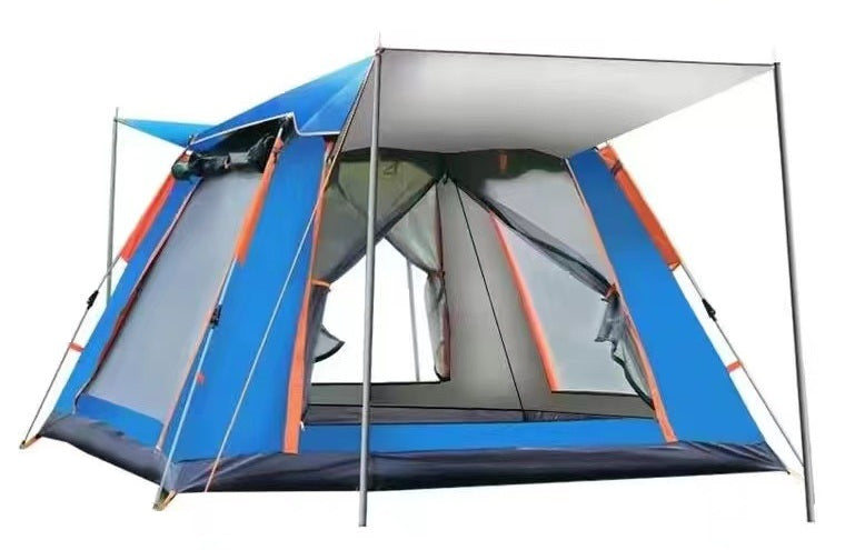 Green Automatic Hexagonal Tent