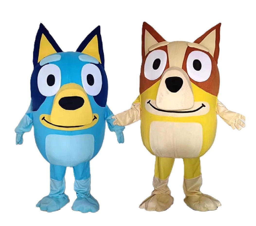 Bluey Dog Mascot Costume for Adult - itzy bitsy