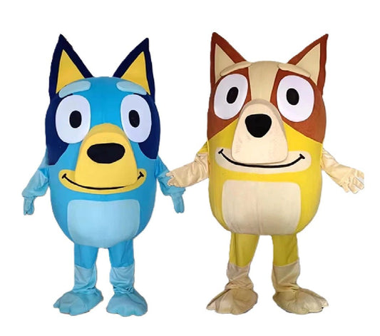 Bluey Dog Mascot Costume for Adult - itzy bitsy