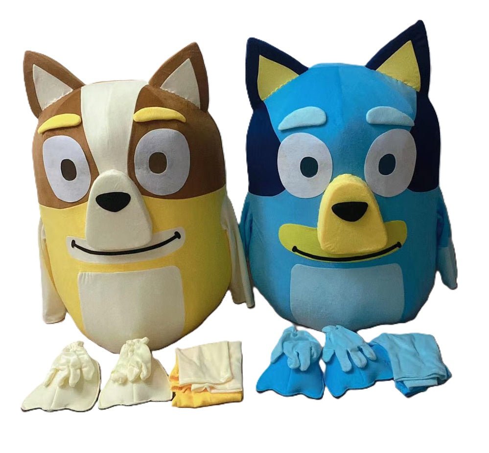 Bluey Dog Mascot Costume for Adult - itzy bitsy