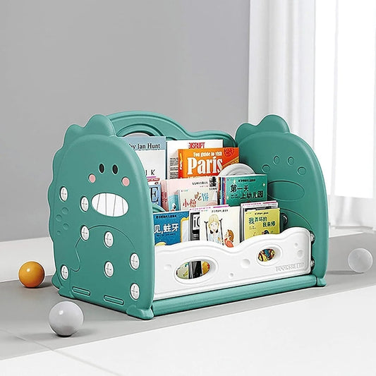 Bookshelf 3 - Tier Desktop - Dinosaur Book Shelving - itzy bitsy