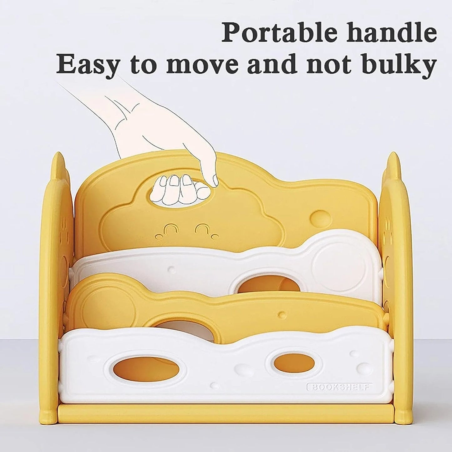 Bookshelf 3 - Tier Desktop - Dinosaur Book Shelving - itzy bitsy