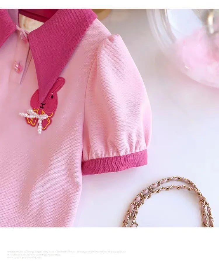 Bow Polo Casual Dress - itzy bitsy