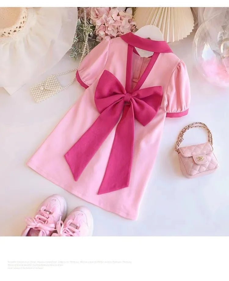 Bow Polo Casual Dress - itzy bitsy