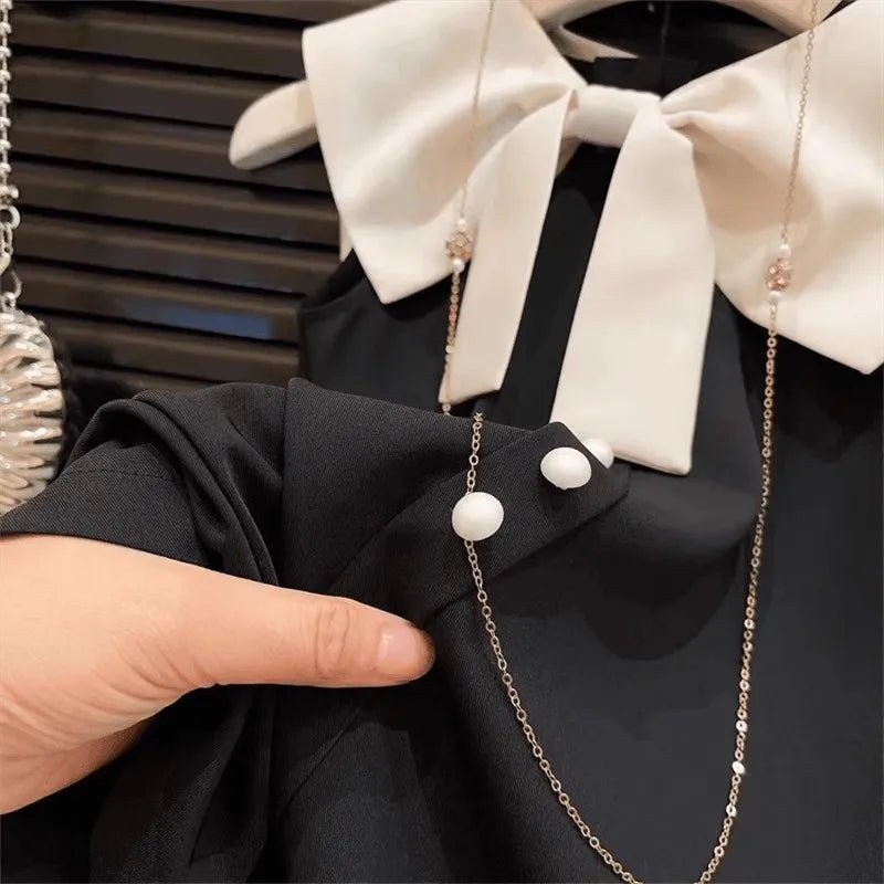 Bow Splice Sleeveless Dress - itzy bitsy