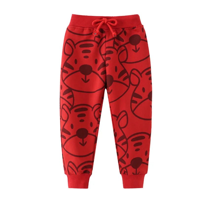 Boys Animals, Vehicle Drawstring Trackpants - itzy bitsy