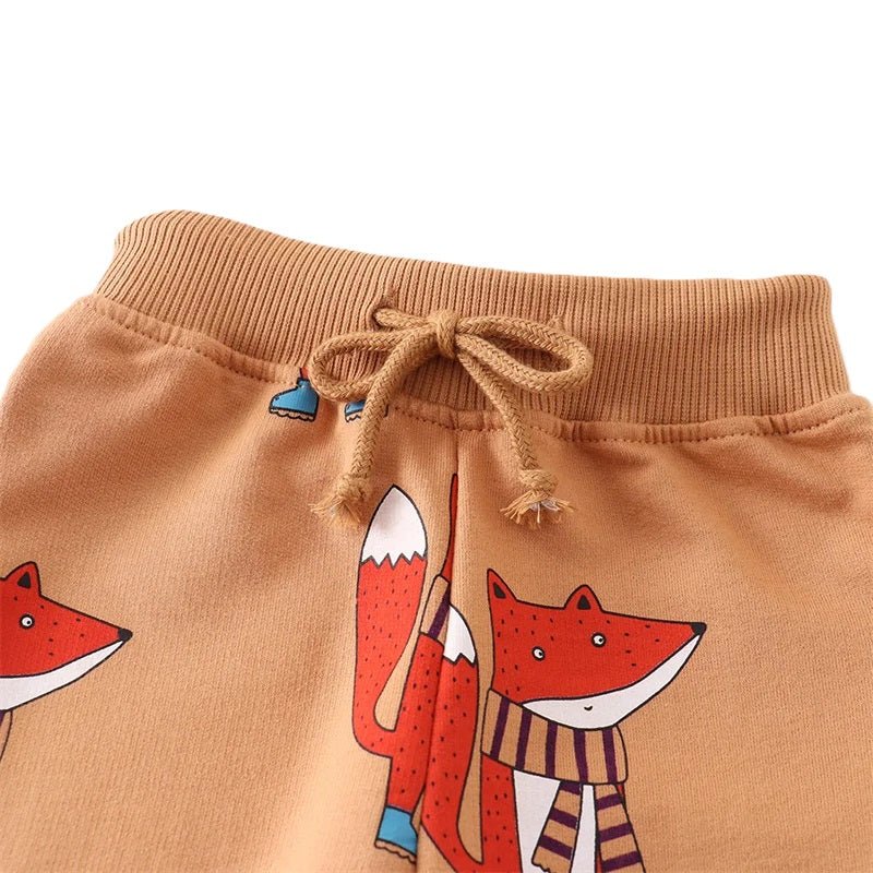 Boys Animals, Vehicle Drawstring Trackpants - itzy bitsy
