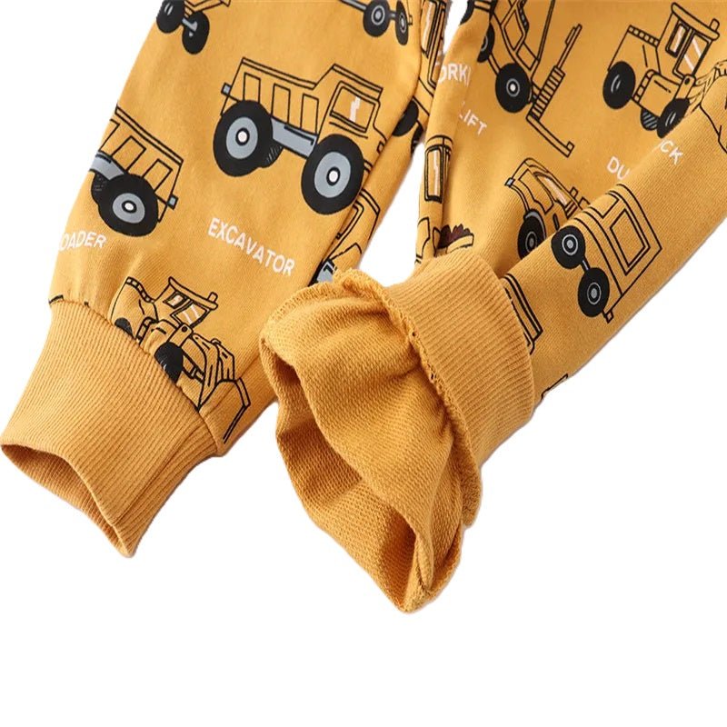Boys Animals, Vehicle Drawstring Trackpants - itzy bitsy