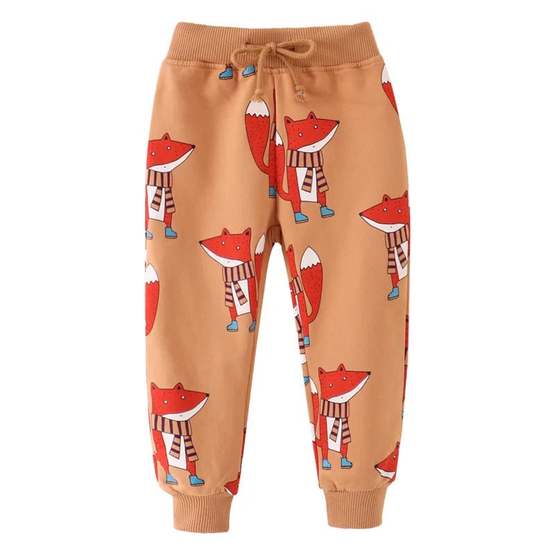 Boys Animals, Vehicle Drawstring Trackpants - itzy bitsy