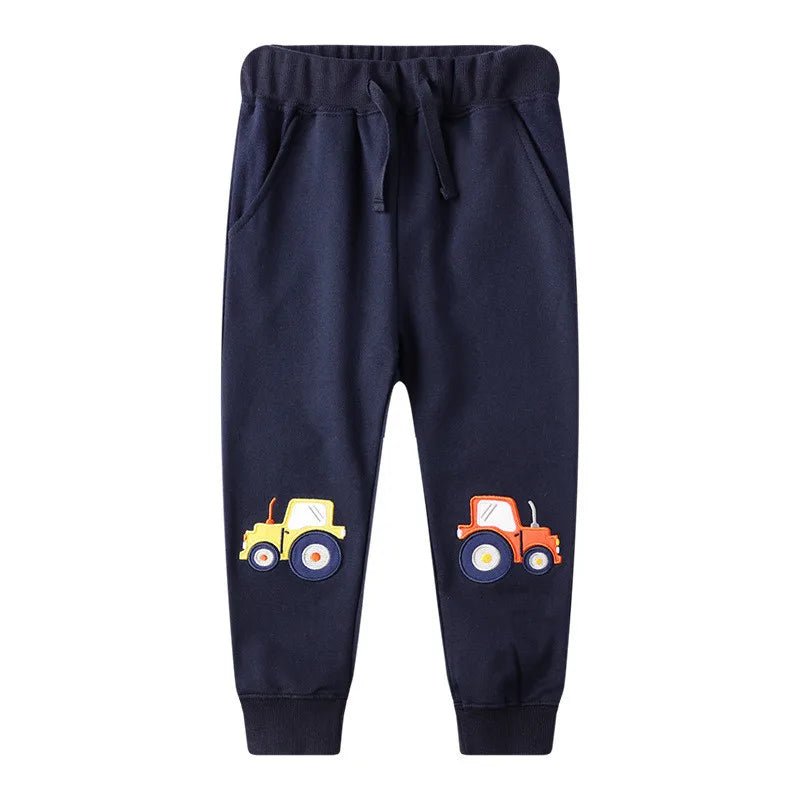 Boys Applique Trackpants - itzy bitsy