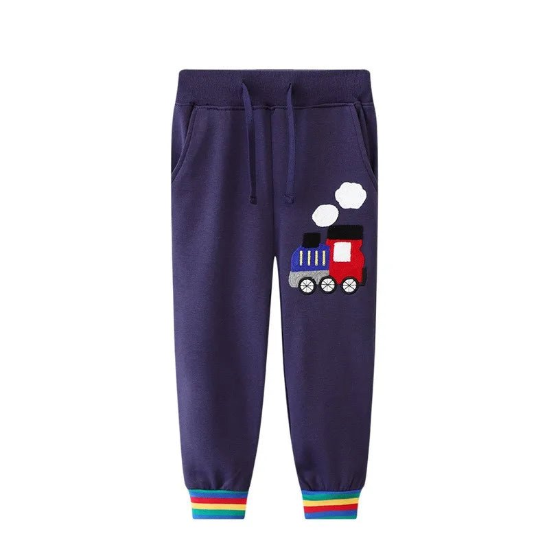 Boys Applique Trackpants - itzy bitsy
