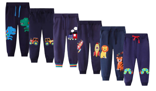 Boys Applique Trackpants - itzy bitsy