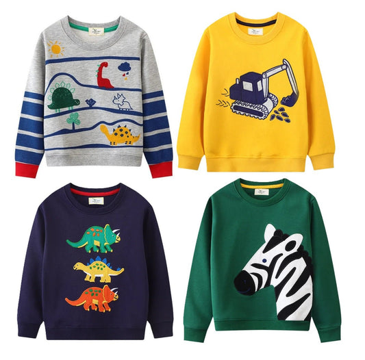 Boys Cartoons Sweaters - itzy bitsy