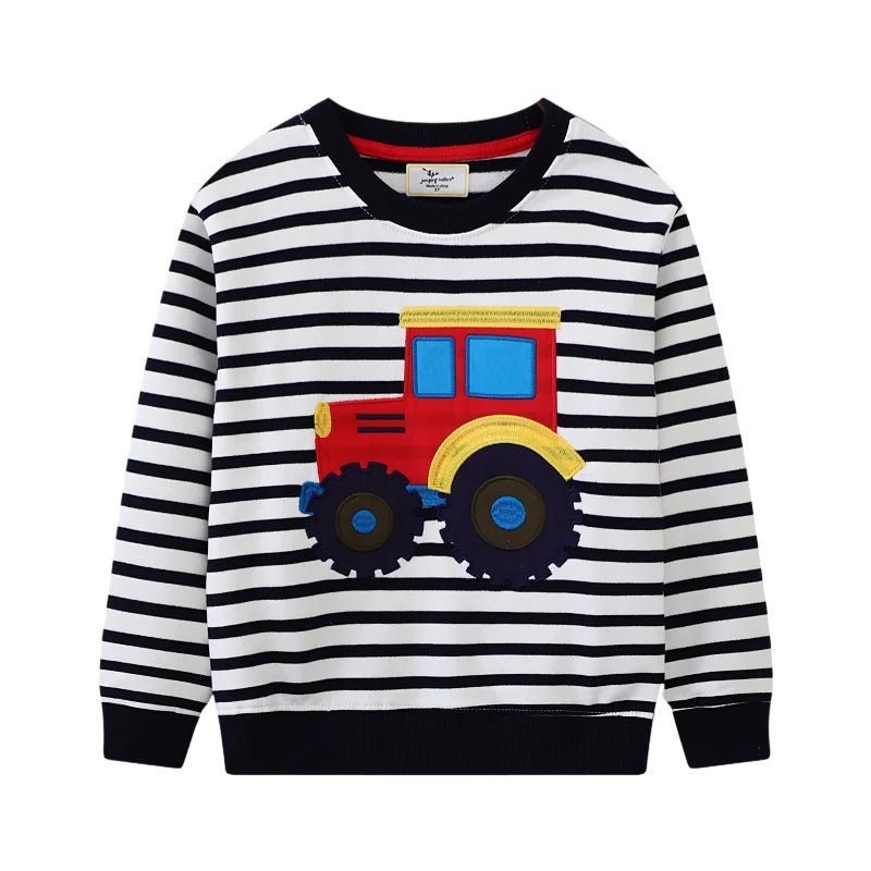 Boys Cute Applique Pullover - itzy bitsy