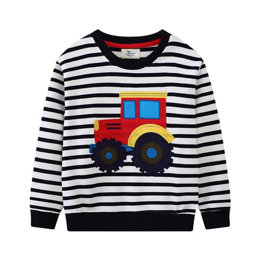 Boys Cute Applique Pullover - itzy bitsy