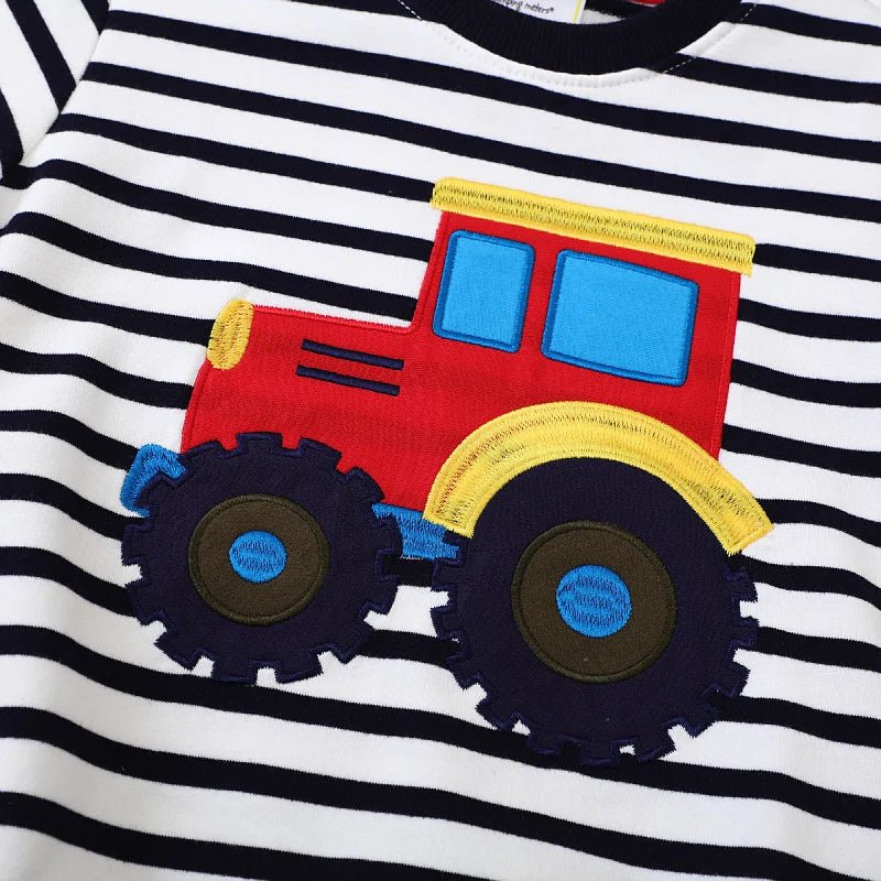 Boys Cute Applique Pullover - itzy bitsy