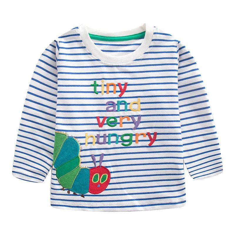 Boys Embroidered Dino & Vehicles Long Sleeves - itzy bitsy