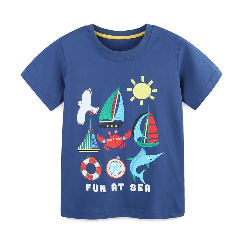 Boys Printed Summer Tees - itzy bitsy