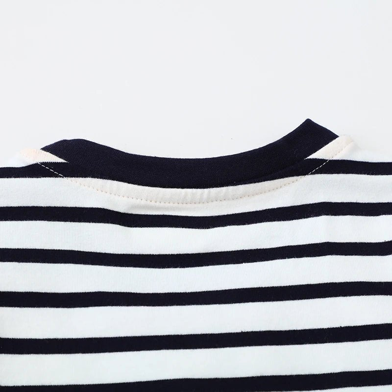 Boys Striped Animal Tour T Shirt - itzy bitsy