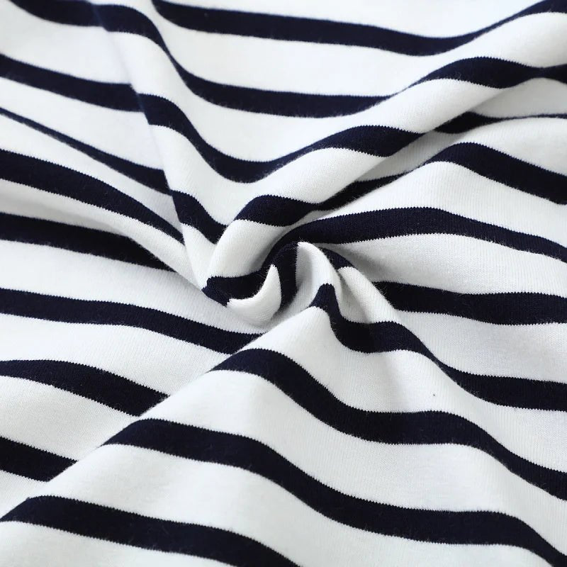 Boys Striped Embroidered Guinea Pig Long Sleeve - itzy bitsy