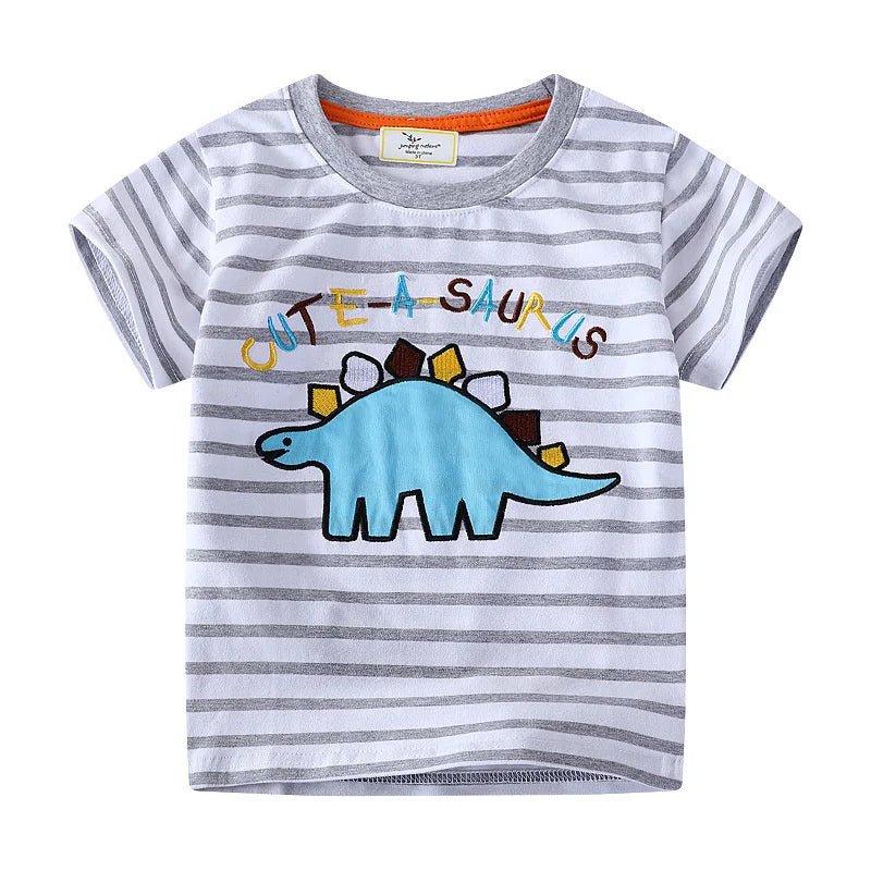 Boys Striped Summer T Shirt - itzy bitsy