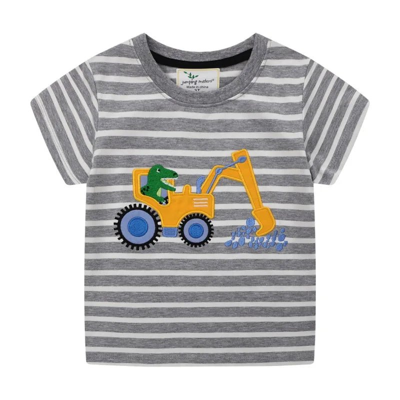 Boys Striped Summer T Shirt - itzy bitsy