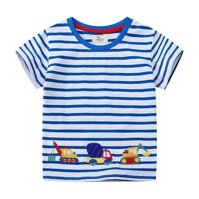 Boys Striped Summer T Shirt - itzy bitsy