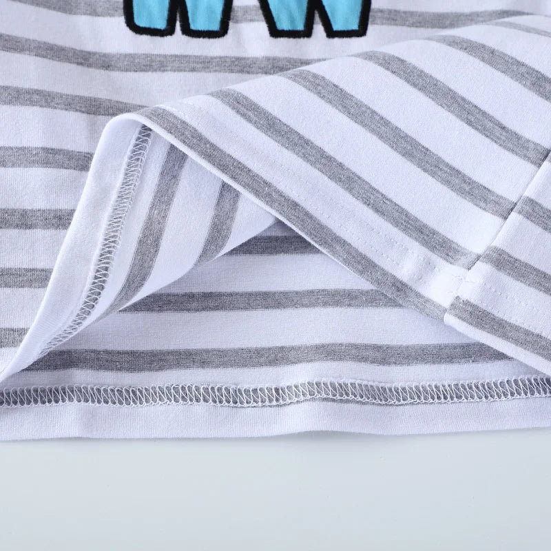 Boys Striped Summer T Shirt - itzy bitsy