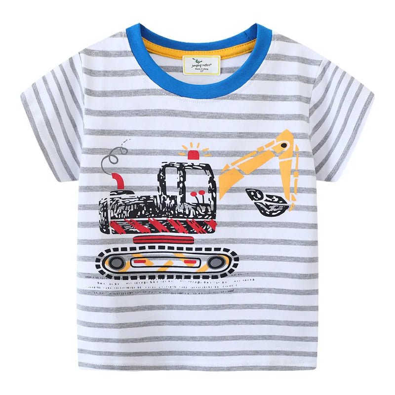 Boys Striped Summer T Shirt - itzy bitsy