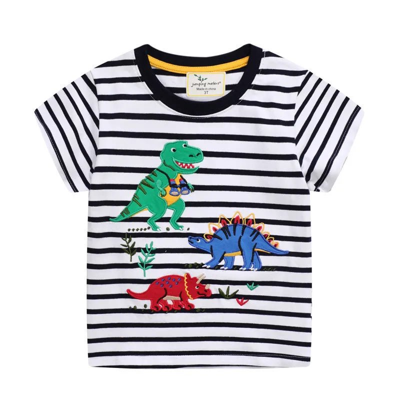 Boys Striped Summer T Shirt - itzy bitsy