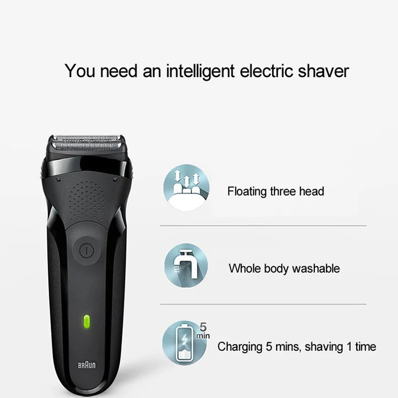 Braun S3 301s Electric Shavers - itzy bitsy