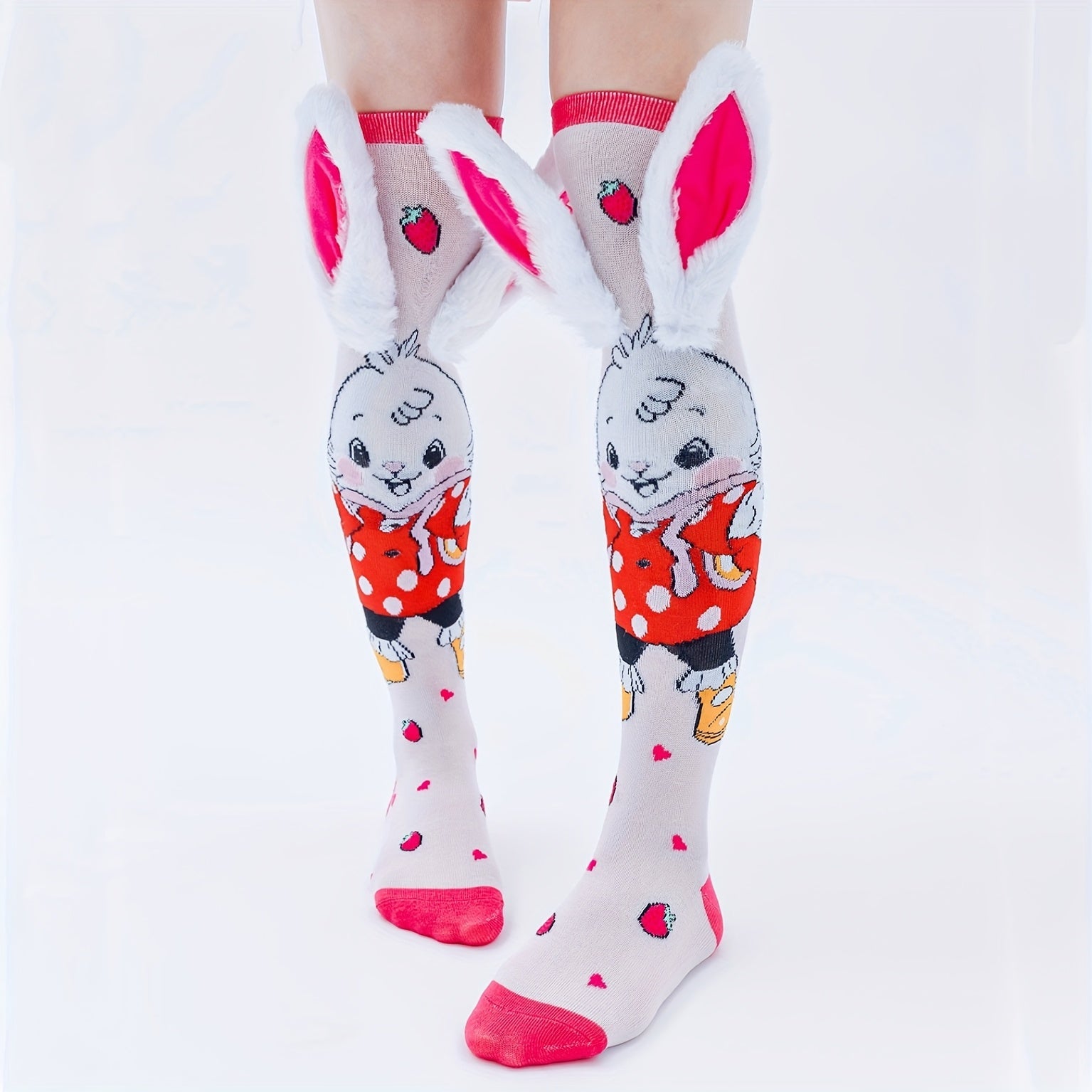 Bunny Berry Big Ears Kids Socks - itzy bitsy
