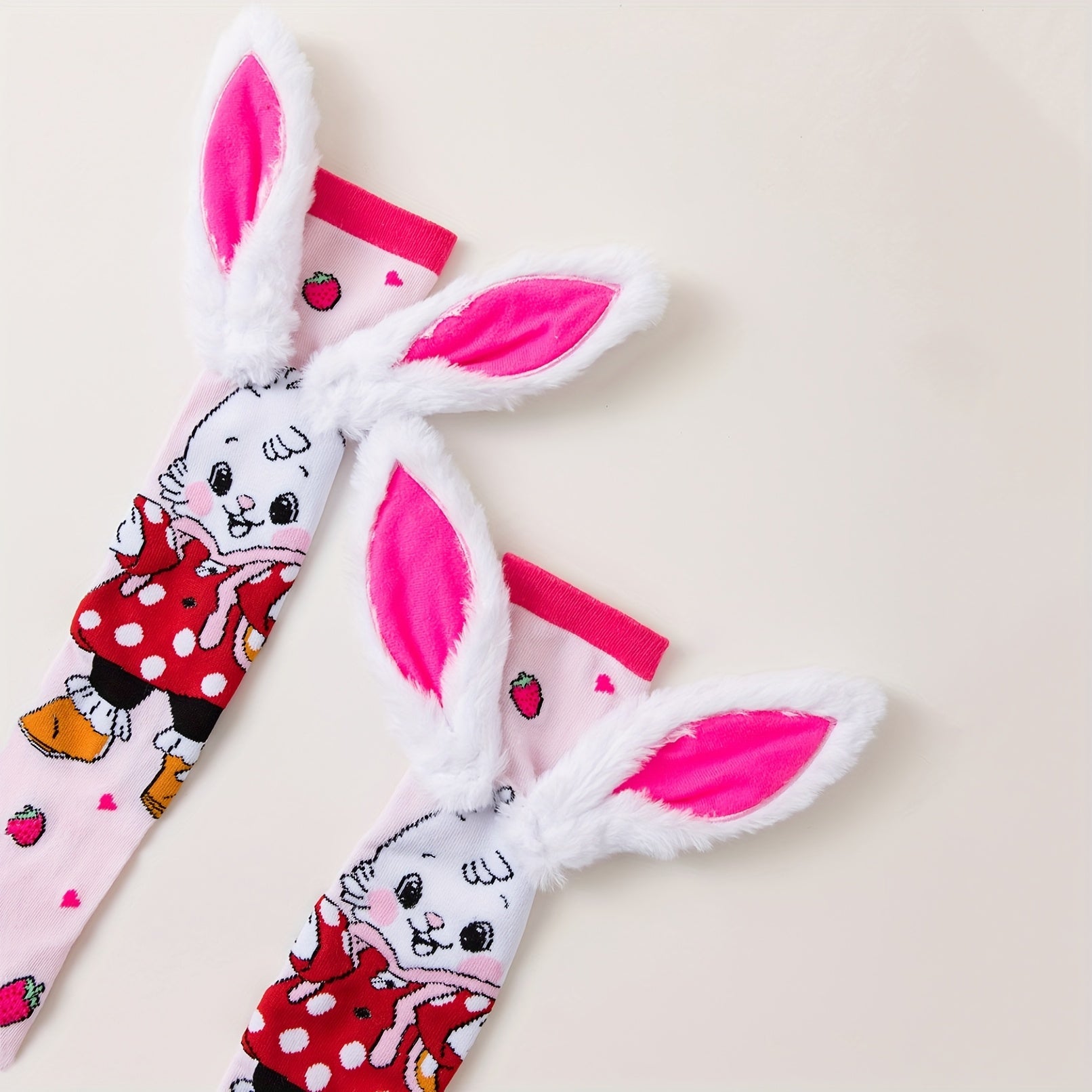 Bunny Berry Big Ears Kids Socks - itzy bitsy