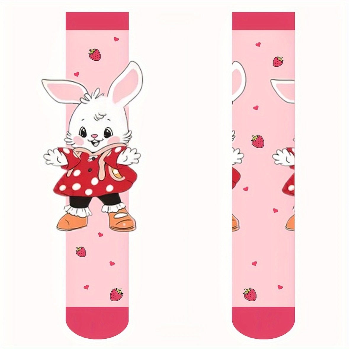 Bunny Berry Big Ears Kids Socks - itzy bitsy