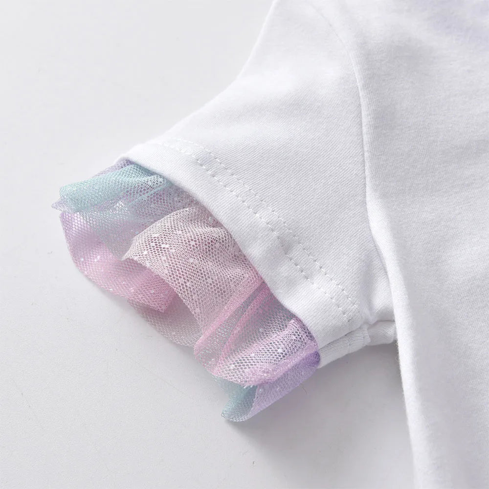 Butterfly Elf Ruffled Short Sleeve T-shirt - itzy bitsy