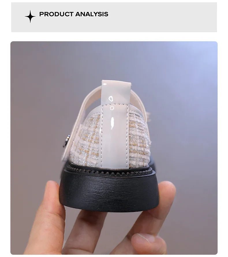 Butterfly Knot Anti Slip Round Toe Leather Shoes - itzy bitsy