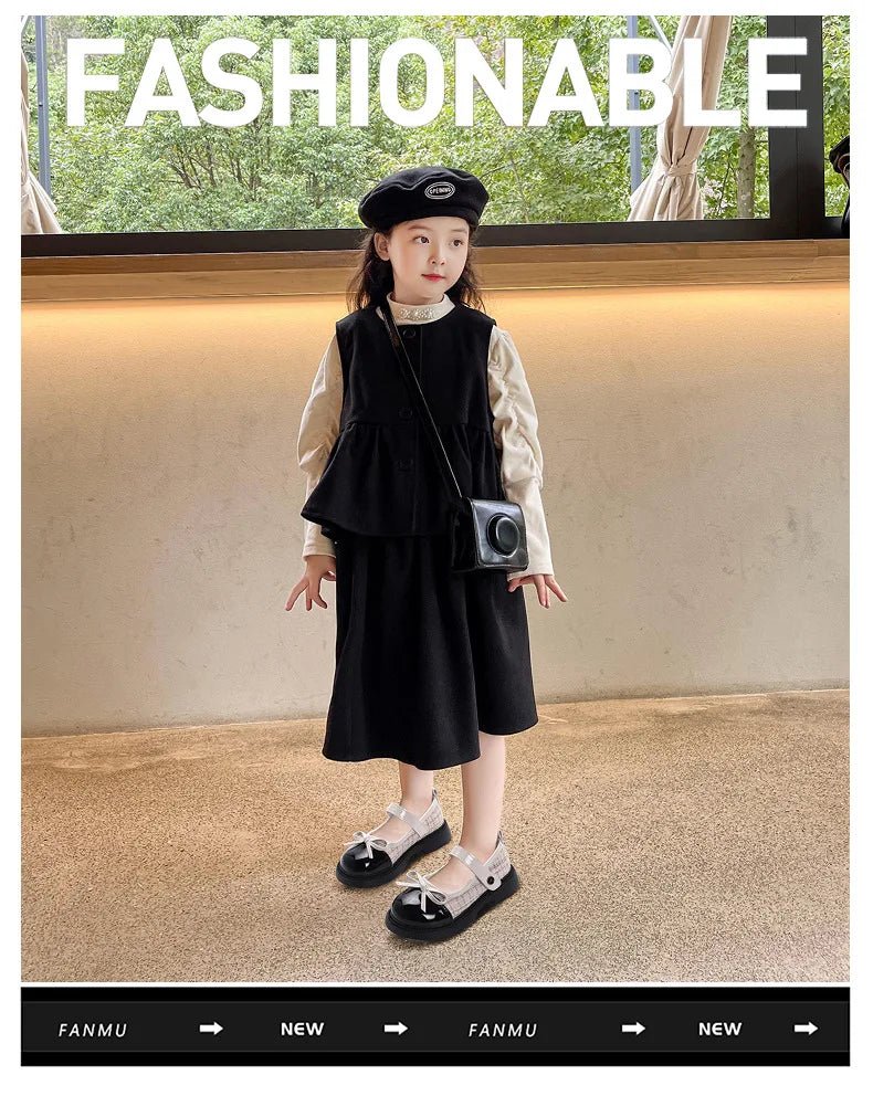 Butterfly Knot Anti Slip Round Toe Leather Shoes - itzy bitsy