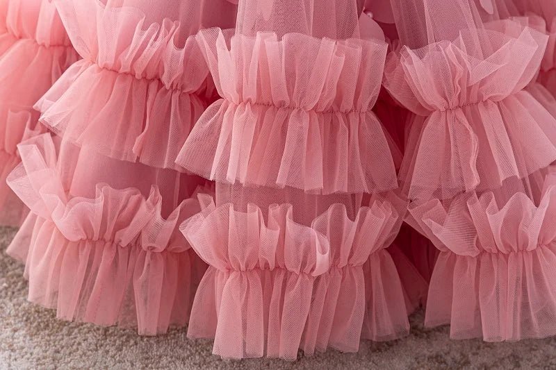 Butterfly Mesh Fluffy Princess Dress 0 - 5 years old - itzy bitsy