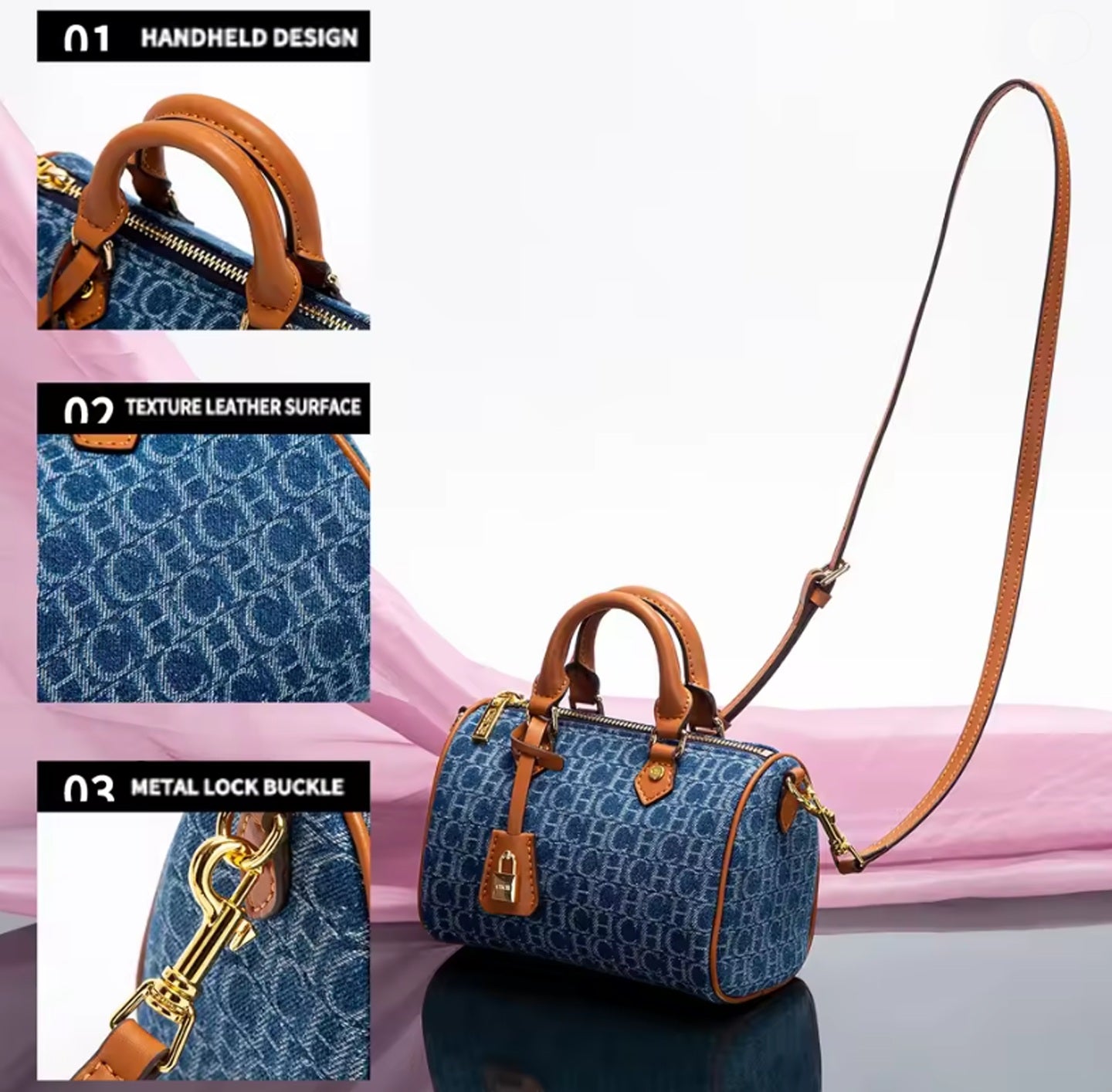 CHCH Women's Denim Handbag