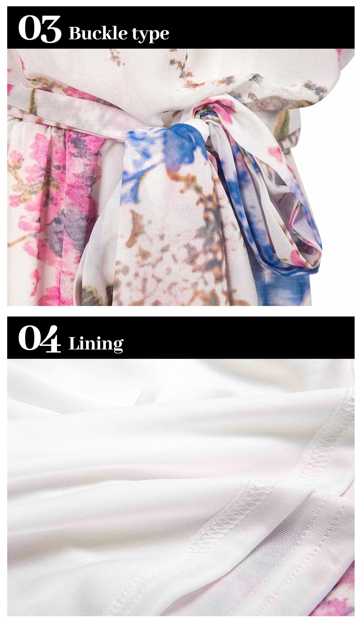 CHCH Women Flowery Silk Chiffon Halter Dress