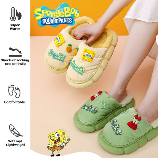 SpongeBob / Patrick / Mr. Krab Fleece Slippers