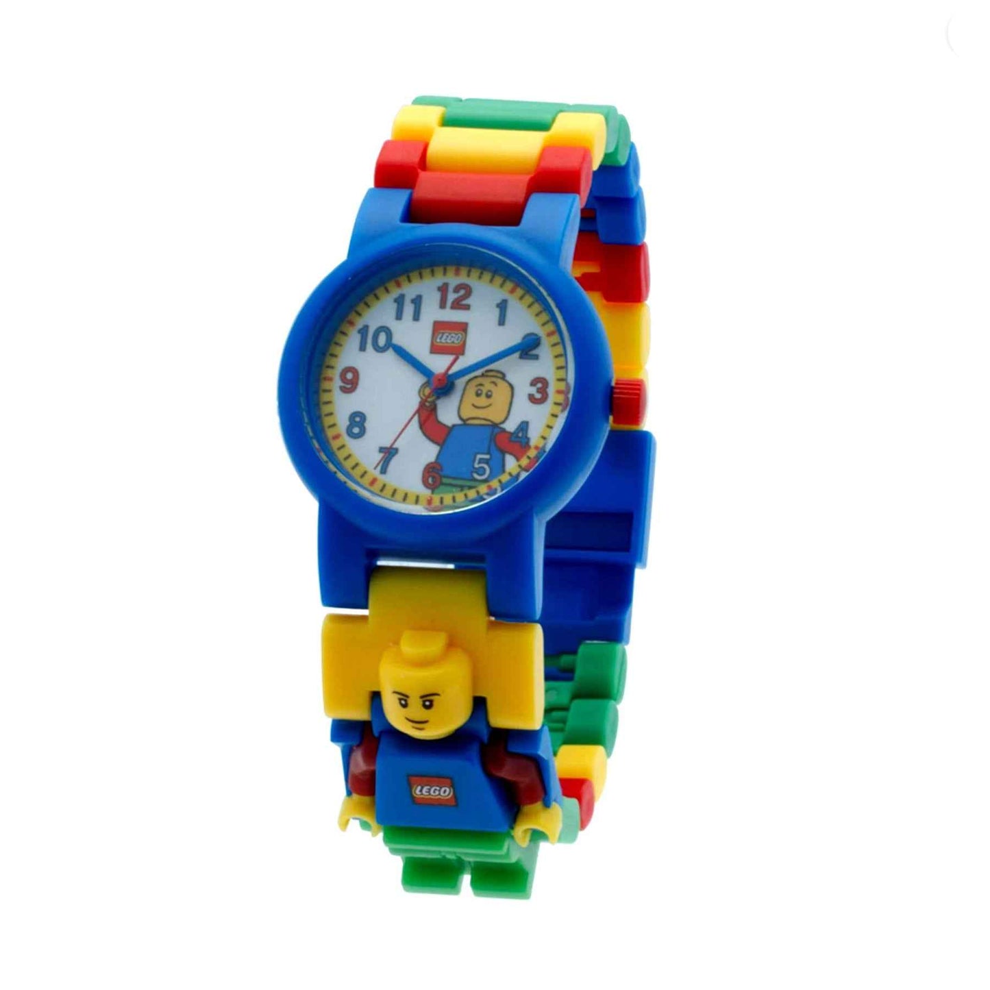 LEGO Classic Mini Figure Kids Buildable Analog Quartz Watch 6+