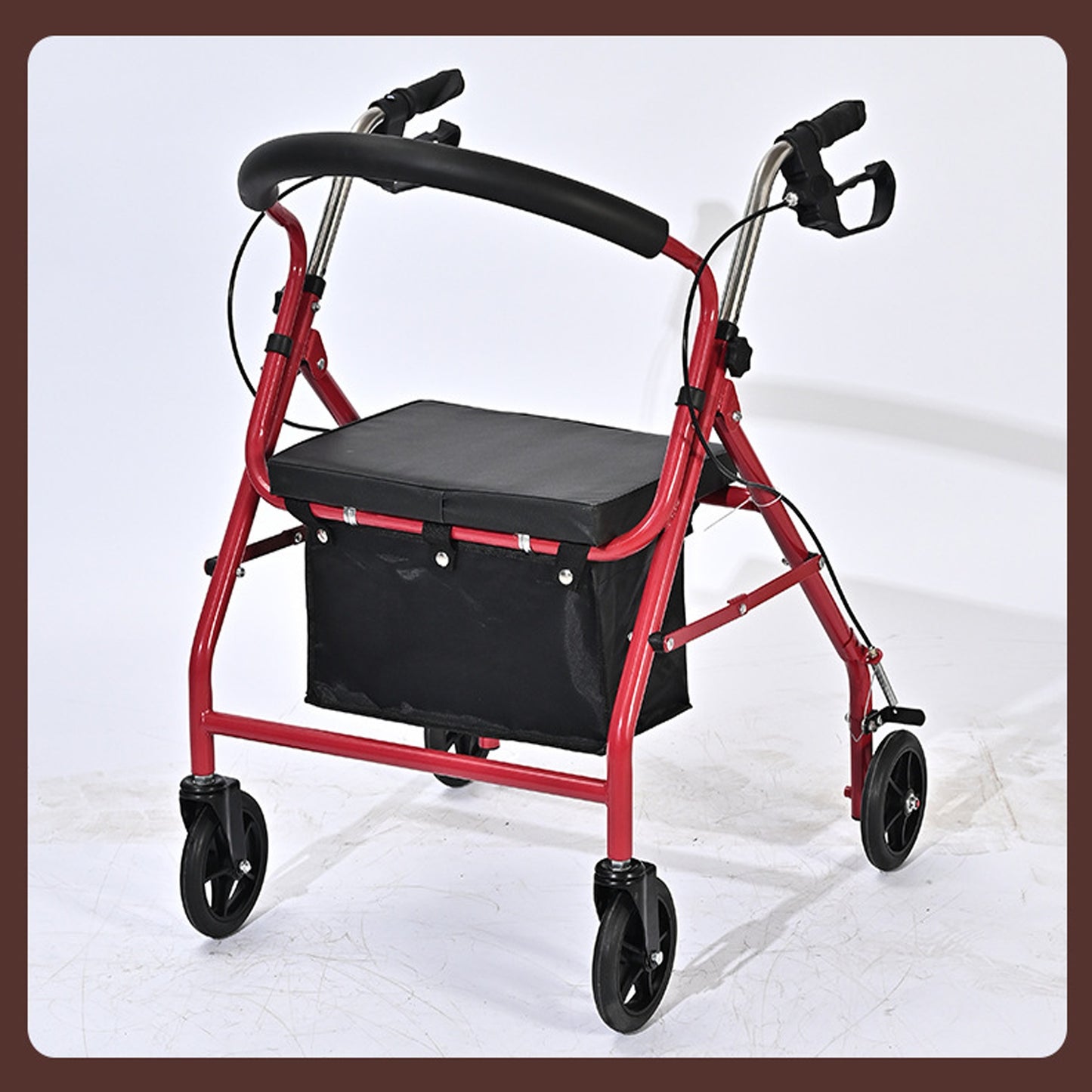 Walking Frame Compact Foldable Rollator Mobility Walker