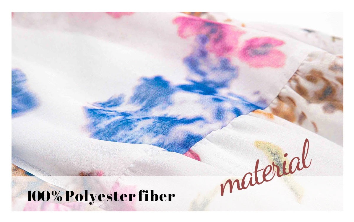 CHCH Women Flowery Silk Chiffon Halter Dress