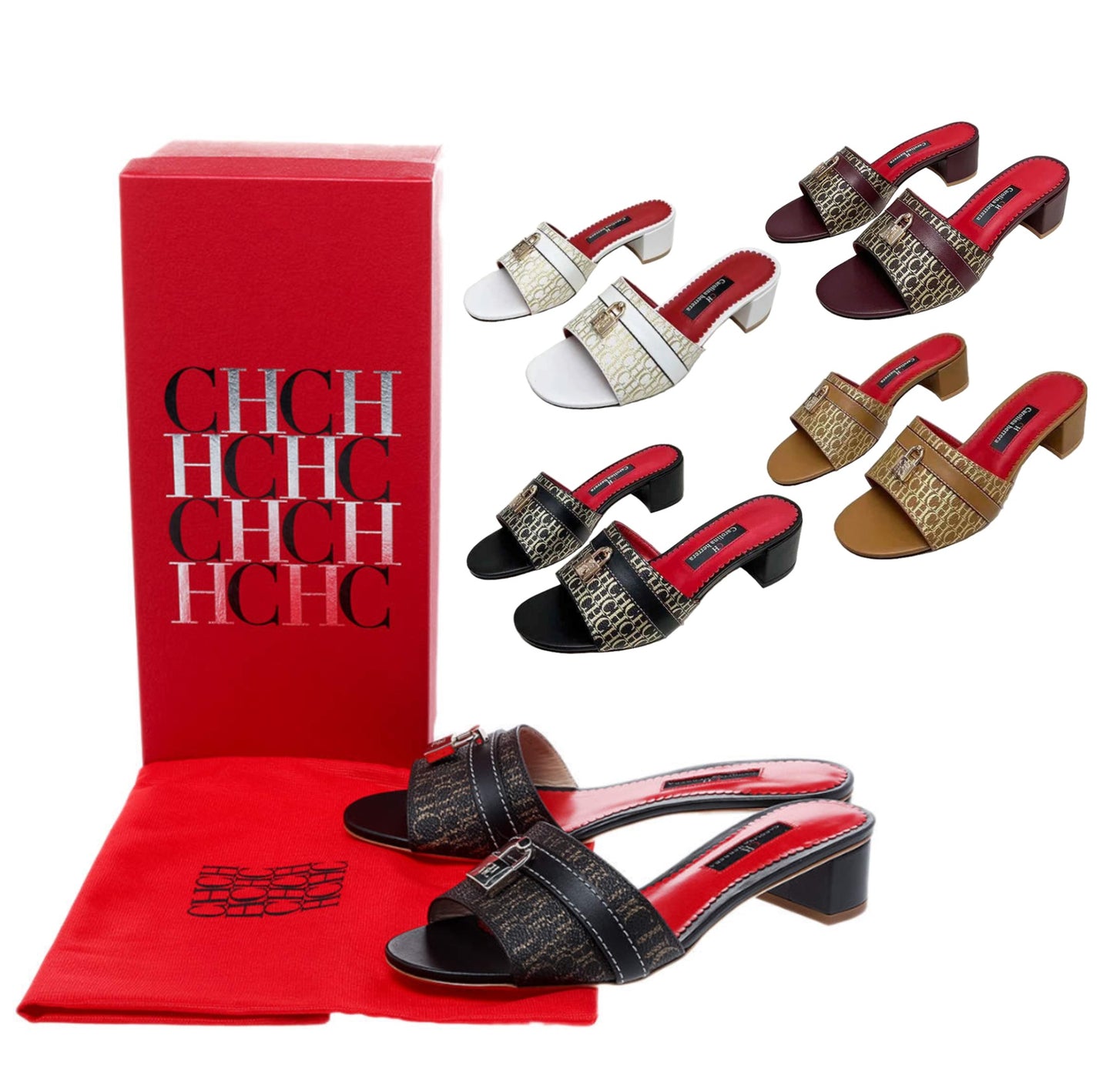 CHCH Matryoshka Locked 45 Canvas Sandals